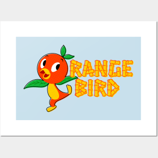 Vintage Orange Bird Posters and Art